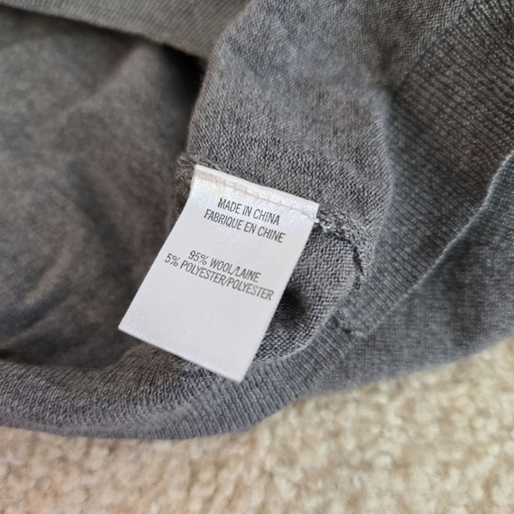 Theory Gray Women's Cardigan Sweater - Picture 9 of 9